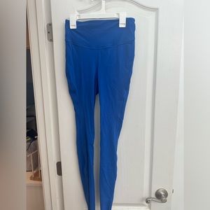 LULULEMON BLUE LEGGINGS! 28” size 6